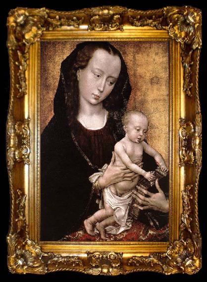 framed  WEYDEN, Rogier van der Portrait Diptych of Philippe de Croy, ta009-2
